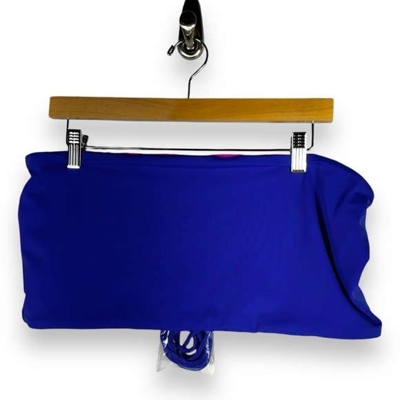 4 for $40 SALE! Fabletics Multi-Wear Bandeau Swim Top, Royal/Pink, Size 3X - Picture 12 of 12